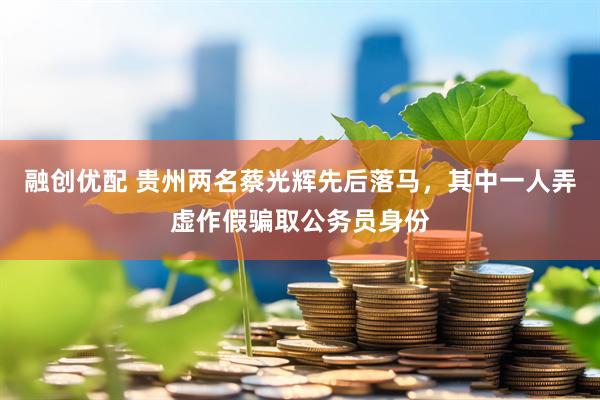 融创优配 贵州两名蔡光辉先后落马，其中一人弄虚作假骗取公务员身份