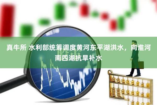 真牛所 水利部统筹调度黄河东平湖洪水，向淮河南四湖抗旱补水