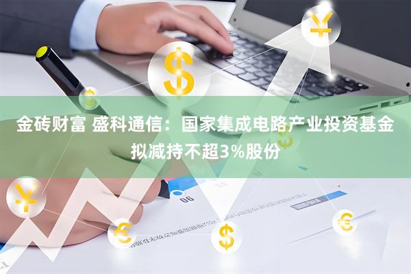 金砖财富 盛科通信：国家集成电路产业投资基金拟减持不超3%股份