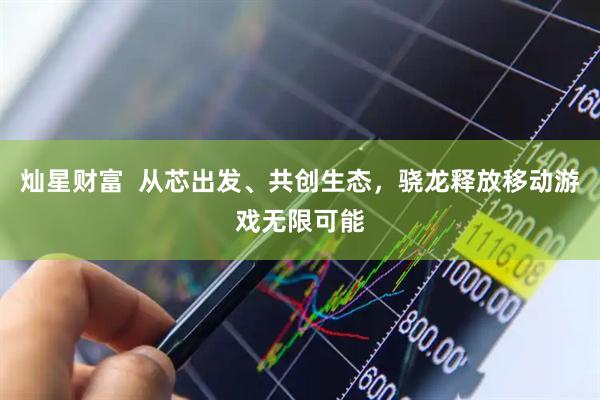 灿星财富  从芯出发、共创生态，骁龙释放移动游戏无限可能