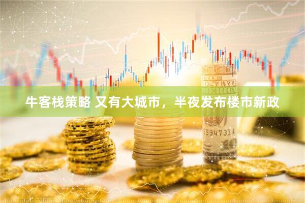 牛客栈策略 又有大城市，半夜发布楼市新政